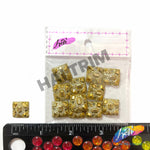 Gold Metallic Meteorite Textured Stones