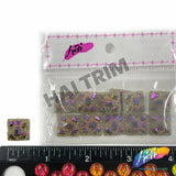 Multicolored Metallic Meteorite Textured Stones