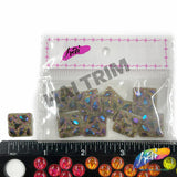 Multicolored Metallic Meteorite Textured Stones
