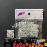 Silver Metallic Meteorite Textured Stones
