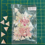 CLOSEOUT! Antique White AB Acrylic Stones (sold per pack), A50
