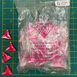 CLOSEOUT! Rose Pink Acrylic Stones (sold per pack), A16