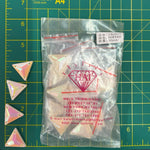 CLOSEOUT! Antique White AB Acrylic Stones (sold per pack), A50