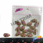 Multicolored Metallic Meteorite Textured Stones