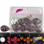 Multicolored Metallic Meteorite Textured Stones