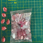 CLOSEOUT! Light Pink Acrylic Stones (sold per pack), A13