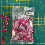CLOSEOUT! Rose Pink Acrylic Stones (sold per pack), A16