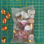 CLOSEOUT! Lt. Col. Topaz Acrylic Stones (sold per pack), A15