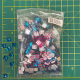 CLOSEOUT! Teal Acrylic Stones (sold per pack), A25